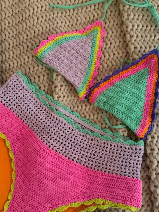 Beach Riot Other - BeachRiot Crochet  Bikini- Winona top and Wyatt Bottoms